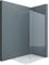 doporro Walk in Box Doccia 50 x 200 cm, Parete Doccia Fissa in Cristallo 8mm, Vetro Trasparente Temperato Rivestimento Nano, Regolabile con Stabilizzatore, Profilo Cromo - Bremen01k