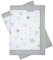 Airwrap Nestchen, zweiseitig, silberfarbene Sterne