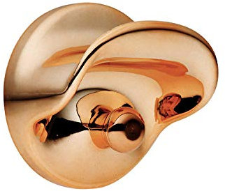 Kartell Gancio, Appendiabiti, ABS, Marrone (Rame), 10.5x5x10.5 cm, 2 unità