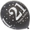 BALLOON pk6 27cm Age 21Sparkl