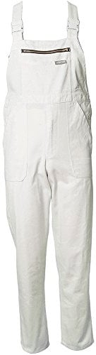Planam 0125064 BW 290 Latzhose, Reinweiß, Größe 64