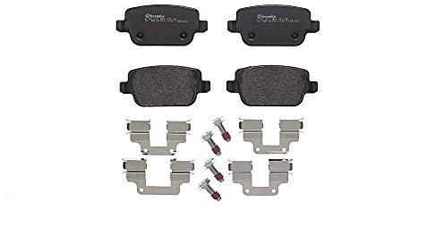 Brembo P 44 017 Bremsbelagsatz, Scheibenbremse - (4-teilig) | Kompatibel mit: LAND ROVER FREELANDER 2, VOLVO S80 II, V70 III, XC70 II