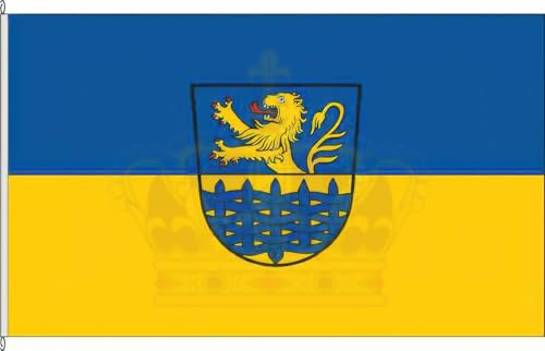 KÖNIGSBANNER Zertifizierte Flagge Fahne Hage - AUR 40 x 60cm - Kleinflagge doppelt gesäumt mit Hohlsaum für Stab aus deutscher Flaggen-Manufaktur