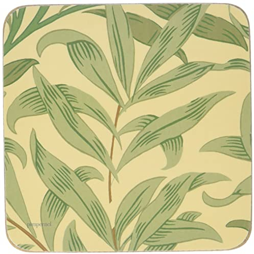 Portmeirion Home & Gifts Lot de 6 sous-Verres Vert Saule