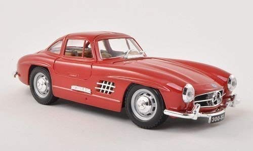 Mercedes 300 SL (W198), rot , 1954, Modellauto, Fertigmodell, Bburago 1:24