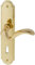 JATEC Langschild-Drückergarnitur Bergen PZ,72mm,Messing 094J18013000