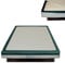 Orthopädischer Visco Softside Wasserbett Viscotopper 2 cm mit Piqué-Bezug (180 x 210 cm)