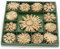 Riffelmacher 75320 - Christbaumschmuck aus Stroh, 50 Stück, Durchmesser 6 cm und 11 cm, Strohsterne, Baumschmuck, für Weihnachten, Advent, Bastelarbeiten, Natur