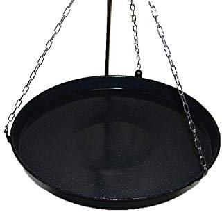Bratpfanne Grillpfanne Paellapfanne Feuerschale rund 42cm für Dreibein-Grill