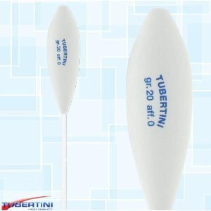 Tubertini Bombarde schwimmend weiß - Gewicht zum Oberflächenangeln auf Forelle, Bombarden zum Forellenangeln, Sbirulino Sbirolino, Gewicht:40g