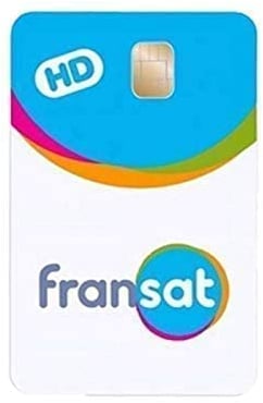 Karte FRANSAT HD PC6, lebenslang gültig