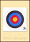 Battle-Merchant 10 Stück Zielscheiben 40x40 cm oder 60x60 cm Target Auflagen für Bogenschießen LARP Bogenschützen Mittelalter Wikinger (60cm)