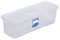 Whatmore Crystal Deep Shelf Box and Lid, Clear (Holds 36 DVDs)