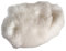 Rayher 5361002 Reine Schurwolle, Vlies, Beutel 50 g, weiß