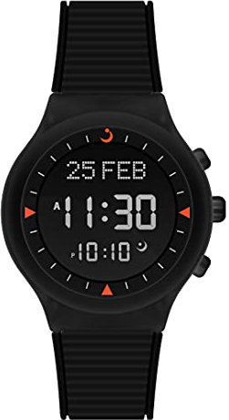 ALFAJR Armbanduhr, sportliche Ausführung mit Gummiarmband gelb, grün, orange