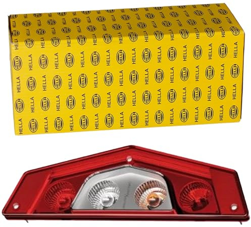 HELLA 2VP 012 570-121 Rearlight - Caraluna X - Hybrid - 12V - Fitting/Bolted - Lens Colour: Crystal clear/Red - Plug: Protected contact plug - right - Quantity: 1