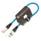 Male to Female XLR Mic Lead/Balanced Microphone/Mic Patch Cable / 7 Colours 0.5m Blue