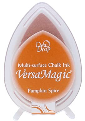 Tsukineko Twin Marker Filzstifte 2 mm Orange, Pumpkin Spice-Embossing Fineliner Malstifte-Twinmarker auf Wasserbasis-Brush Pen für Stempeln, Kalligraphie und Mischtechnik, Plastik, 3,3 x 5 x 2 cm