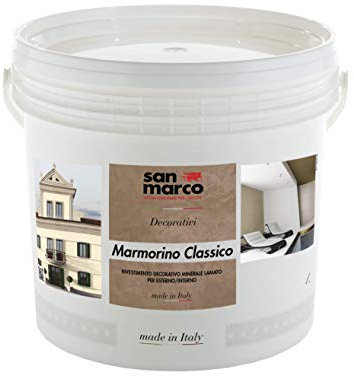 San Marco Marmorino - Yeso veneciano (25 kg), color blanco