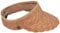 Seeberger Damen Strohschild Klettverschluss (One-Size) (Sand-Beige, One Size)