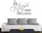 A641 Tür-/Wandtattoo Fitness Studio 45cm x 32cm silber (in 40 Farben und 3 Größen)