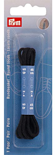 Rundsenkel, 1 Paar, 45cm, schwarz