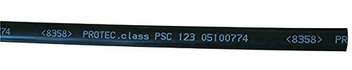 PROTEC.class PSC 123 Mittelw. Schrumpfschlauch sw L1000mm