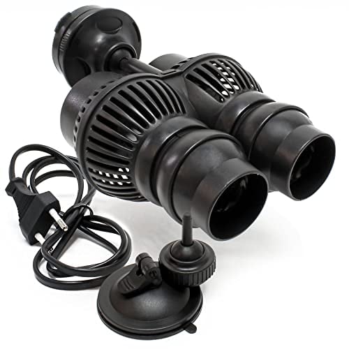 Sunsun JVP-202AB Pompa di movimento doppia per acquari 12000l/h 24W con supporto a magnete