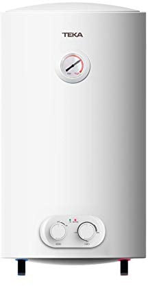 Teka, termo eléctrico de 50 litros con instalación vertical/horizontal, Color Blanco