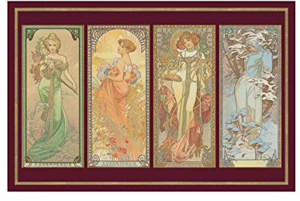 Piatnik 557644 Mucha - Die 4 Jahreszeiten, 1.000 Teile, Metallic