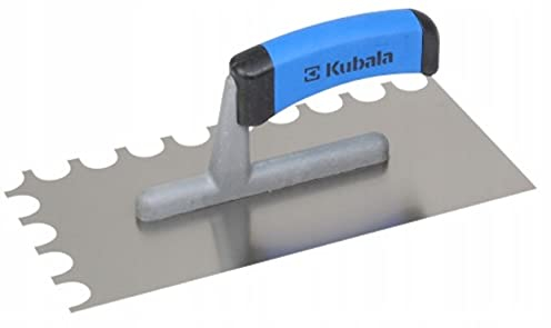 Dente Mestolo, Spatola Dentata – Frattazzo in semicircolare gezahnt – 20/10 mm – modello professionale (HR)