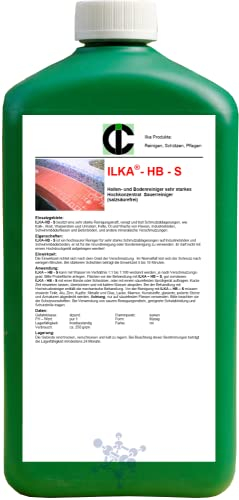 ILKA® - HB-S Hallenbad- und Fliesenreiniger Hochkonzentrat | 1ltr | Schwimmbad-Reiniger gegen Kalk, Rost, Wasserstein usw | Innen/Außen | salzsäurefrei