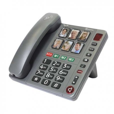 Schnurgebundenes Telefon verstärkt mit Foto Amplicomms powertel92-amp006