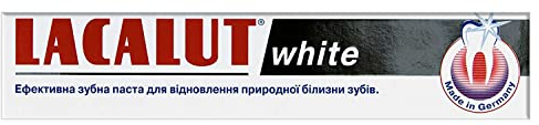 Lacalut White 75ml/2.5oz Madical Grade Toothpaste (2 Value Pack) by Lacalut