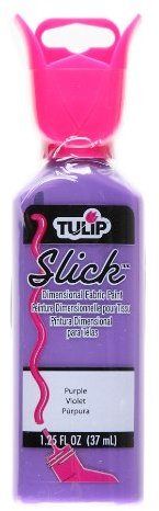 Tulip Dimensional Fabric Paint 1-1/4 Ounces-Slick-Purple