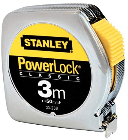 STANLEY 1-33-218 Flessometro Powerlock, 3 m x 12,7 mm