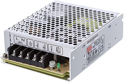 Fuente de alimentación 60W 5V 12A ; MW MEAN WELL, RS-75-5