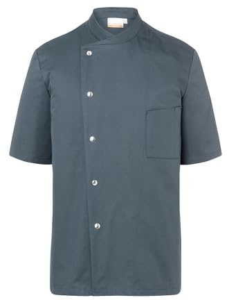 Karlowsky Herren Kochjacke Gustav Kurzarm Druckknöpfe 65% Polyester/35% Baumwolle