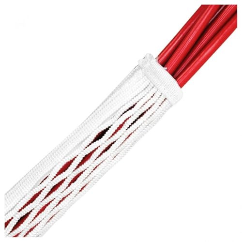 FISUAL Branch-Out Zip Up Cable Tidy White 1m | Net design expands for large bundles, cables exit at any point, dual zip needs no threading