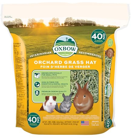 Oxbow Orchard Grass - Fieno per piccoli animali, 1130 gr