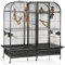Montana Cages | Papageienkäfig Palace I - antik | XXL Voliere, Zimmervoliere, mit Trennwand für Papageien