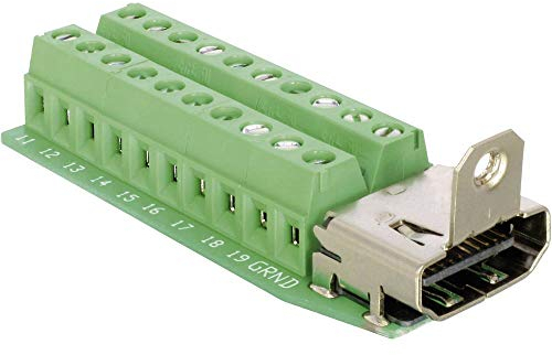 Delock Adapter HDMI Buchse > Terminalblock 20pin