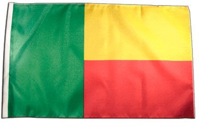 Fahne Flagge Benin 30 x 45 cm