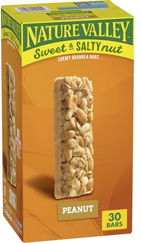 Nature Valley Sweet and Salty Granola Bars, Peanut, 30 Bars, 36 OZ