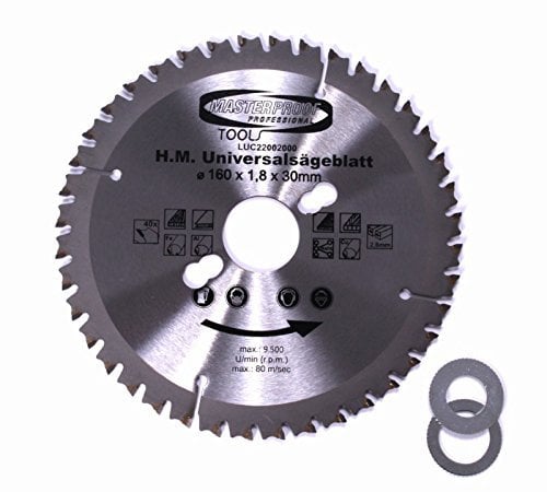Multi Universalsägeblatt 160 x 1,8 mm, Loch 30 mm Zähne 40