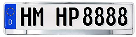 HP-Autozubehör 18512 Kennzeichenhalter Chromlook
