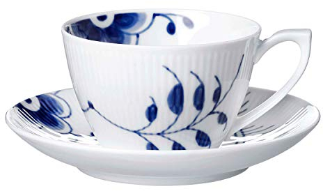 Royal Copenhagen Tasse Mit Untere Tee/Capuccino 28 Cl, Blau, 1 Stück (1er Pack)