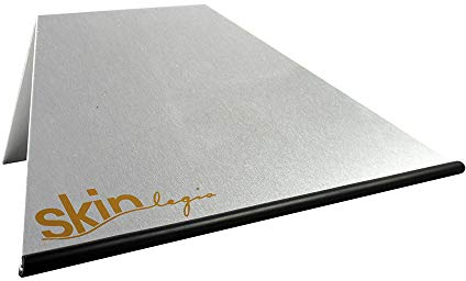 SkinLegis Buchstütze (Aluminium) - SkinPrint - 86mm mit Gummikante (z.B. für Schönfelder)