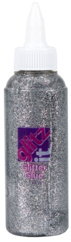 Glitz It Glitter Glue 120 ml, Silber