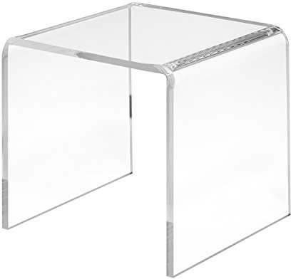 Zeigis Dekobrücke 75x75x75mm aus transparentem Acrylglas/PMMA/U-Ständer